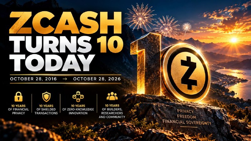 Zcash Network Marks 10th Anniversary